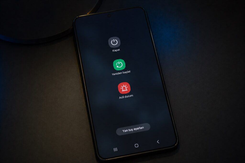Telefon restart etme Android